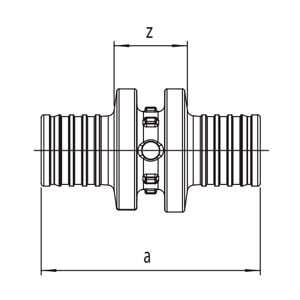 Соединительная муфта REHAU Rautitan PX равнопроходная
