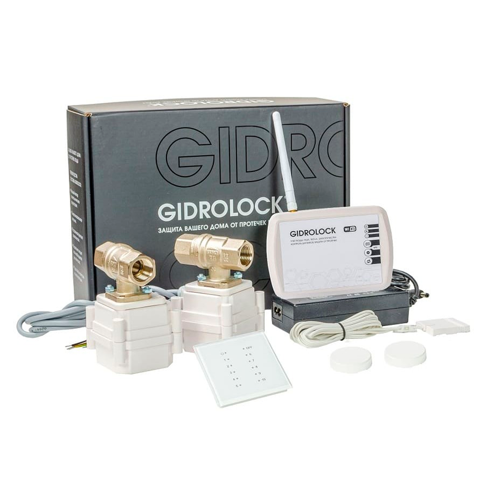 Комплект Gidrolock RADIO + WIFI 3/4 37101022 - фото 1