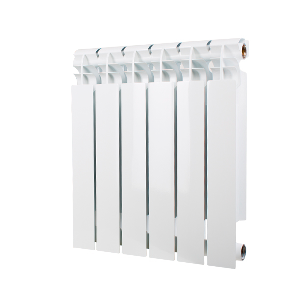 Радиатор биметаллический Primoclima Bimetallic Pro 500x100, 6 секций, цвет белый (ral 9016)