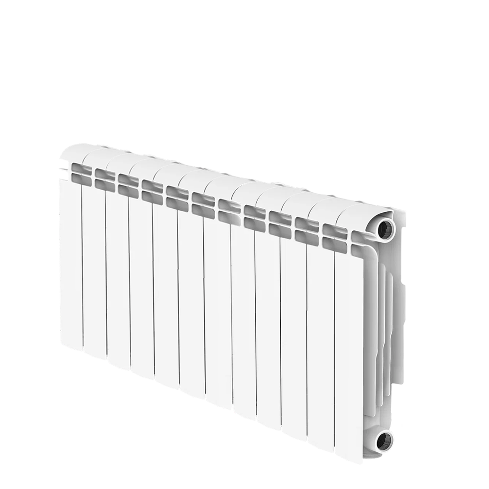 Радиатор алюминиевый Теплоприбор AR1-350, 12 секций, цвет белый (ral 9016)
