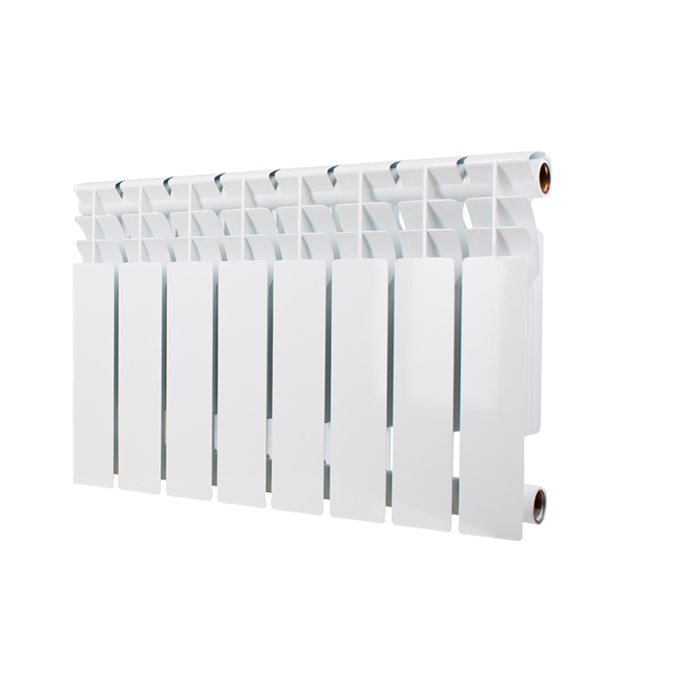 Радиатор биметаллический Primoclima Bimetallic Standart 350x80, 8 секций, цвет белый (ral 9016)
