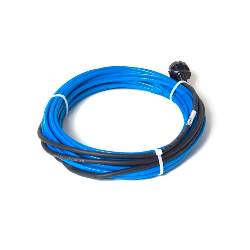 Нагревательный кабель саморегулируемый DEVIpipeheat™ DPH-10, с вилкой 22 м  220 Вт при +10°C