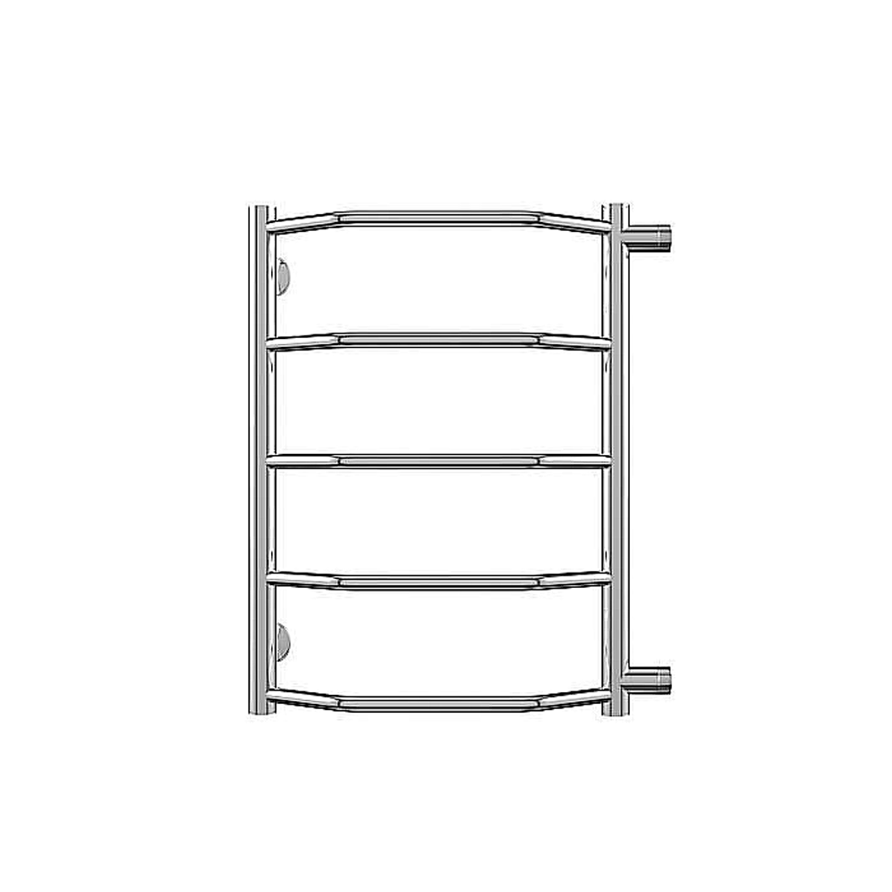Полотенцесушитель Terminus "Виктория AISI" 500-596 216 Вт бок