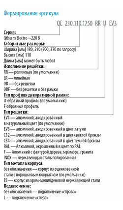 Отопительные каналы с принудительной Varmann Qtherm Electro