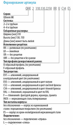 Каналы для нагрева и охлаждения помещения с принудительной конвекцией тангенциальными вентиляторами Qtherm HK