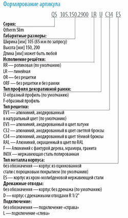 Отопительные каналы с принудительной конвекцией с тангенциальными вентиляторами Varmann Qtherm